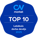 CV Market TOP 10 — Best employer 2025