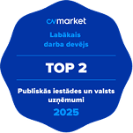 CV Market TOP 2 — Best employer, public institutions and state-owned companies 2025