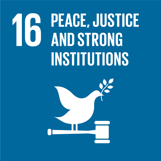 SDG 16 – Peace, justice and strong institutions