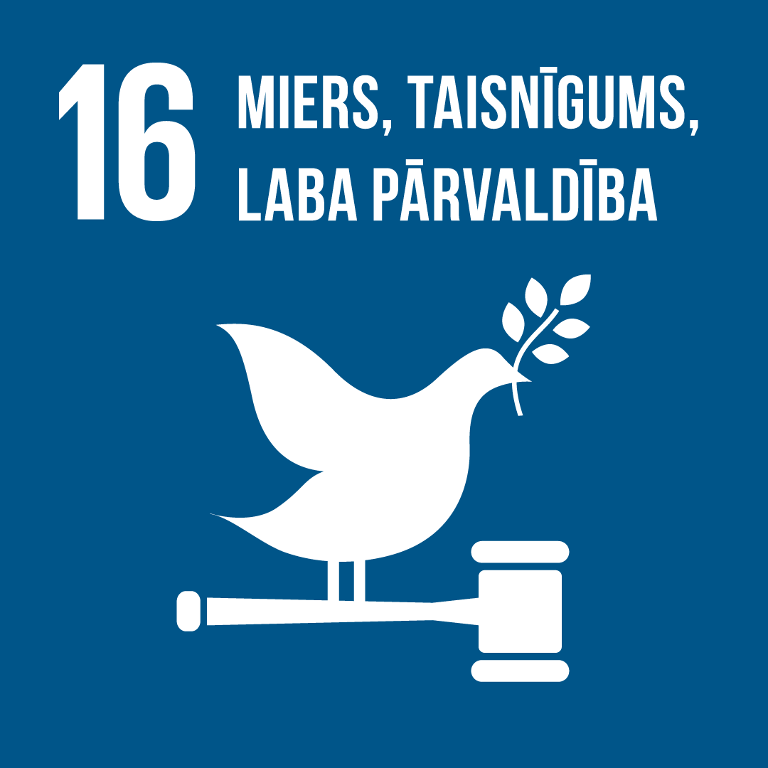 SDG 16 – Miers, taisnīgums, laba pārvaldība